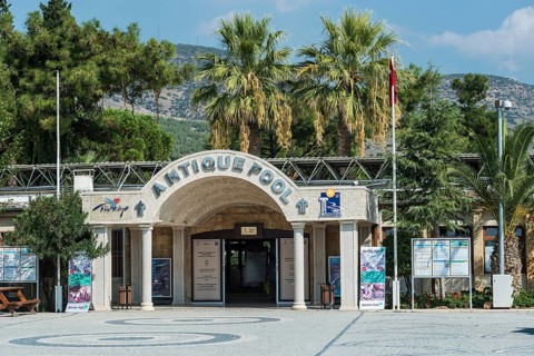Entrance to the ancient bath