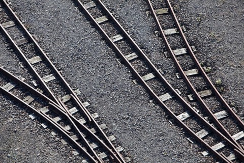 Old railway tracks