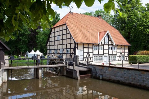 Water mill on the river Ems