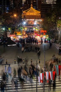 Shinobazunoike Bentendo Temple at Night
