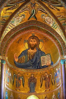 Byzantine mosaic of Christ Pantocrator