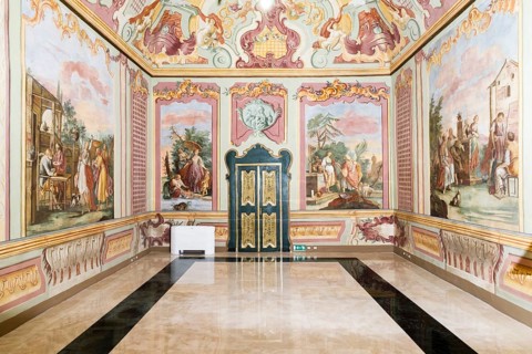 Rococo fresco by Domenico Carella