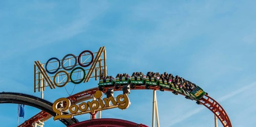 Olympia Looping fun ride with 5 loopings