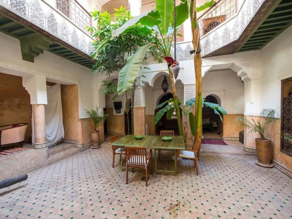 Courtyard of a typical Riad