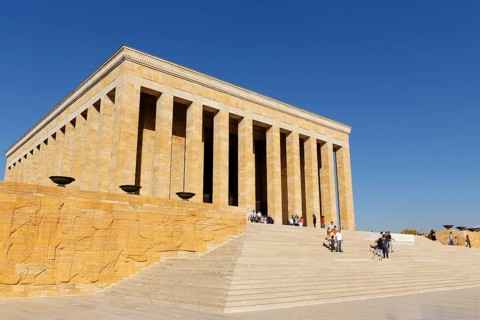 Ataturk Mausoleum with the Dumlupinar relief