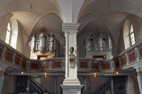 Double organ in the Church of St. Lawrence