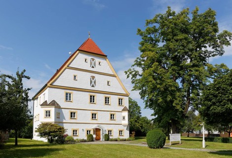 Town hall in former castle