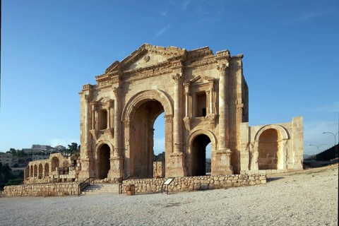 Triumphal arch in honour of Emperor Hadrian