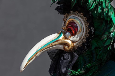 Beak mask plague mask