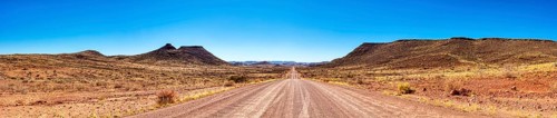 Long straight country road