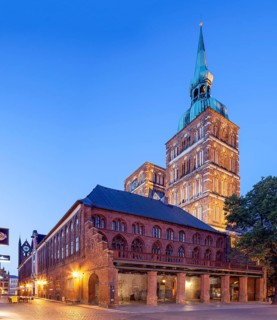 Stralsund Town Hall with origins from the 13th century