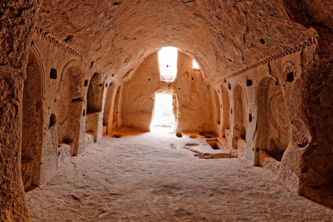 Holy Cross rock Church or Kutsal Hac Kilisesi