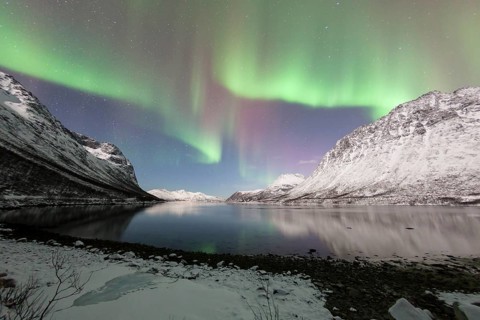 Aurora over the Grotfjord