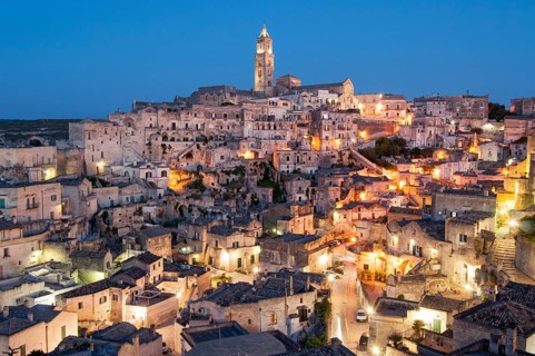 Townscape at dusk
