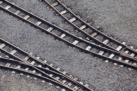 Old railway tracks