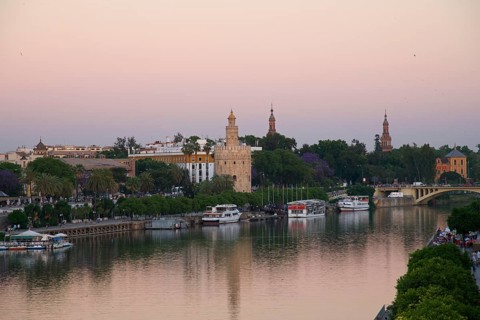 Torre del Oro on the waterfront of the Rio Guadalquivir