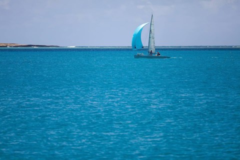 Sailboat in the Nonsuch Bay