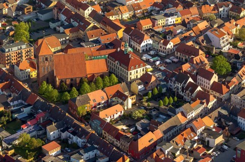 Town Church and Town Hall with the market square