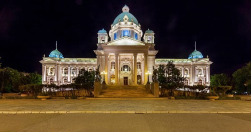 The Parliament Building of Serbia