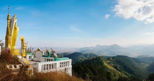 Manauhla Pagoda in the mountains