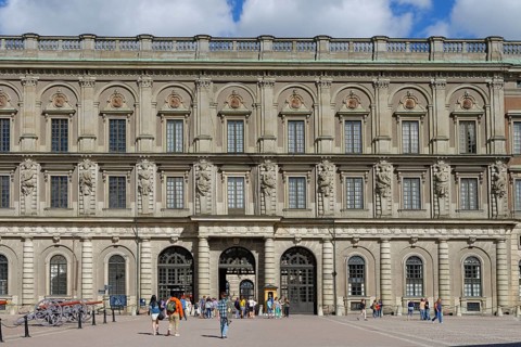 West facade of the Swedish Royal Palace
