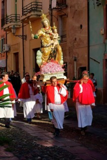 Procession at the Madonna festival of Santa Maria del Mare