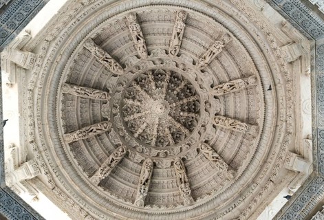 Architectural detail of domed roof