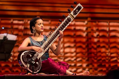 The Indian sitar player Anoushka Shankar