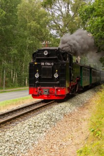 Rugensche Baderbahn or Rasender Roland narrow gauge railway