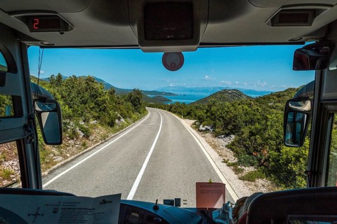 View from a bus