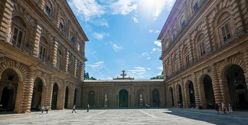 Courtyard of the Palazzo Pitti
