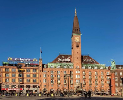 Palace Hotel on the Town Hall square