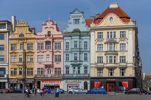 Old houses on Republic Square