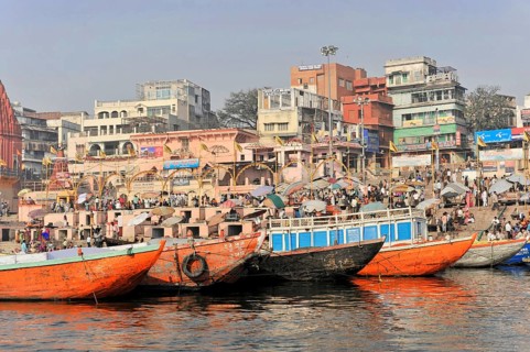 Boats on the Ganges