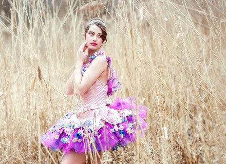 Ballerina wearing a tutu