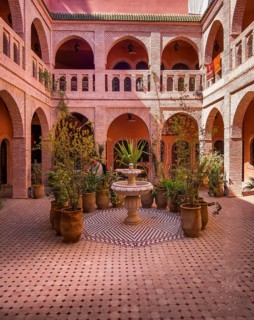 Courtyard of Riad