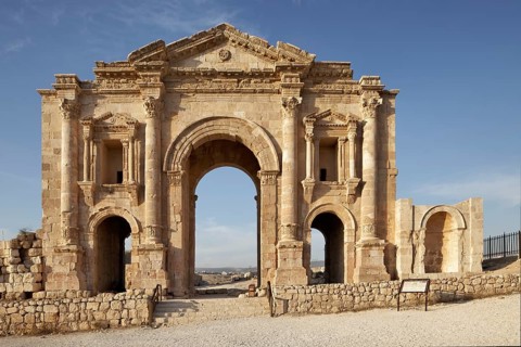 Triumphal arch in honour of Emperor Hadrian