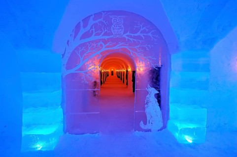 Ice Hotel or Igloo Hotel