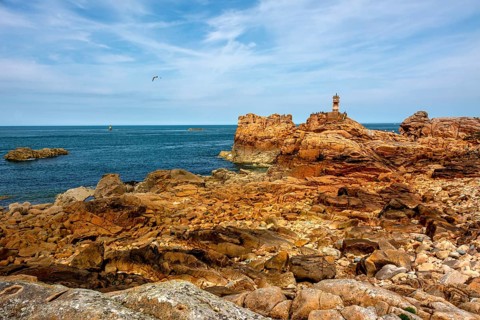 Paon Lighthouse on the Ile de Brehat
