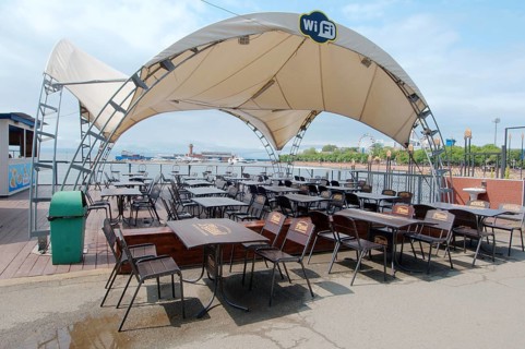 Bar on the waterfront