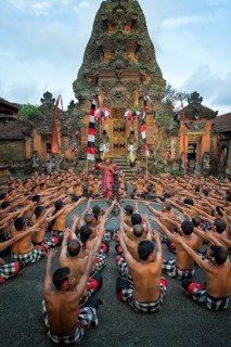 Performance of the Balinese Kecak dance
