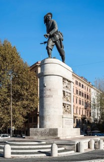 Bersaglieri monument at the Porta Pia