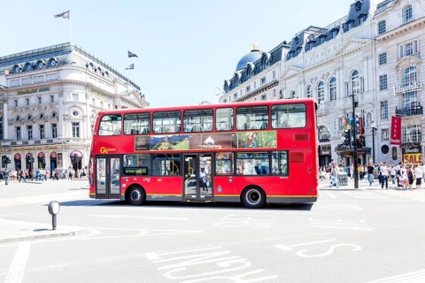 Red double-decker bus