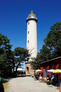 The Lange Erik Lighthouse at the northern tip Oland island
