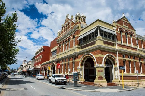 Colonial buildings in downtown Fremantle