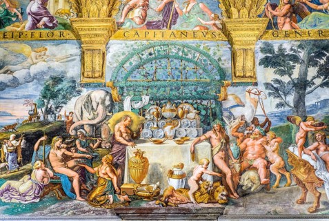 Wedding banquet of Cupid and Psyche