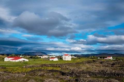 Townscape of Reykjahlio