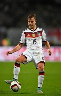 Mario Gotze on the ball