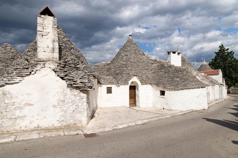 Traditional Trulli or round houses