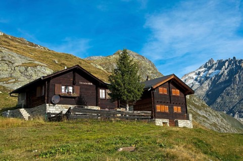 Swiss Chalets on an alp
